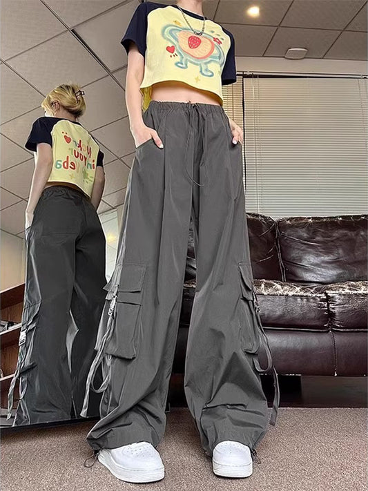 Pockets Casual Loose Pants