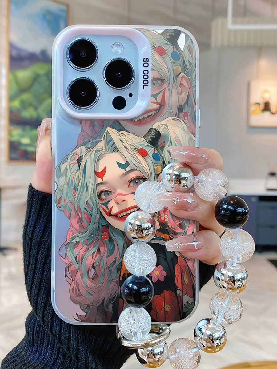 Cute Cartoon Girl Soft Case Drop-proof Phone Case