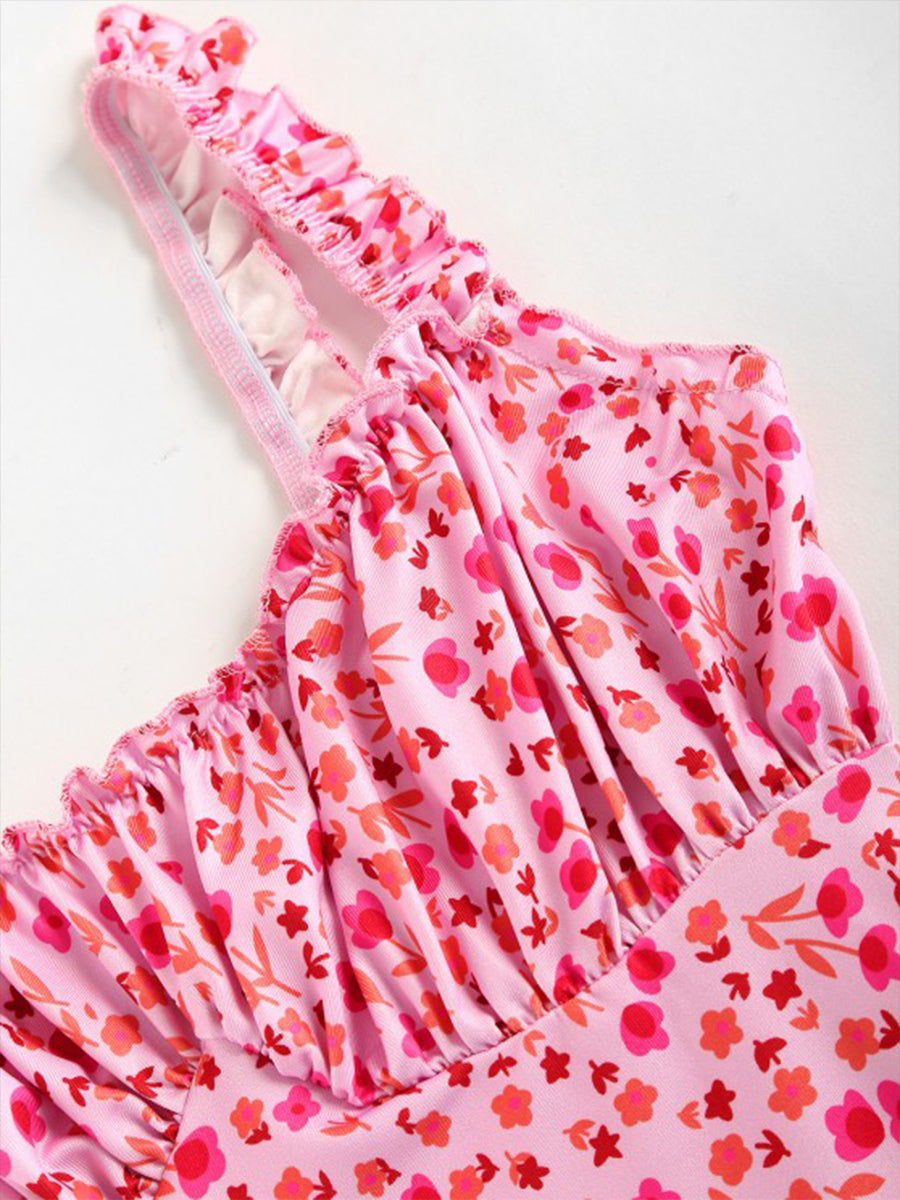 Pink Floral Cami Dress