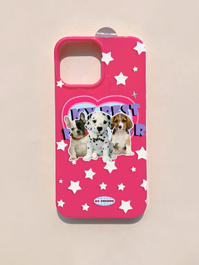 Cute Pink Puppy Case for iPhone