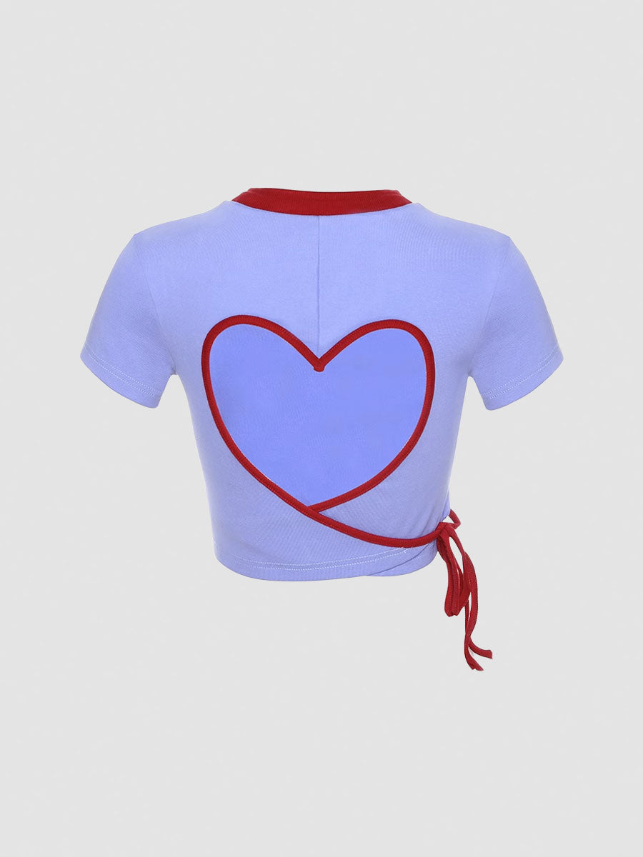Love Letter Embroidery Top