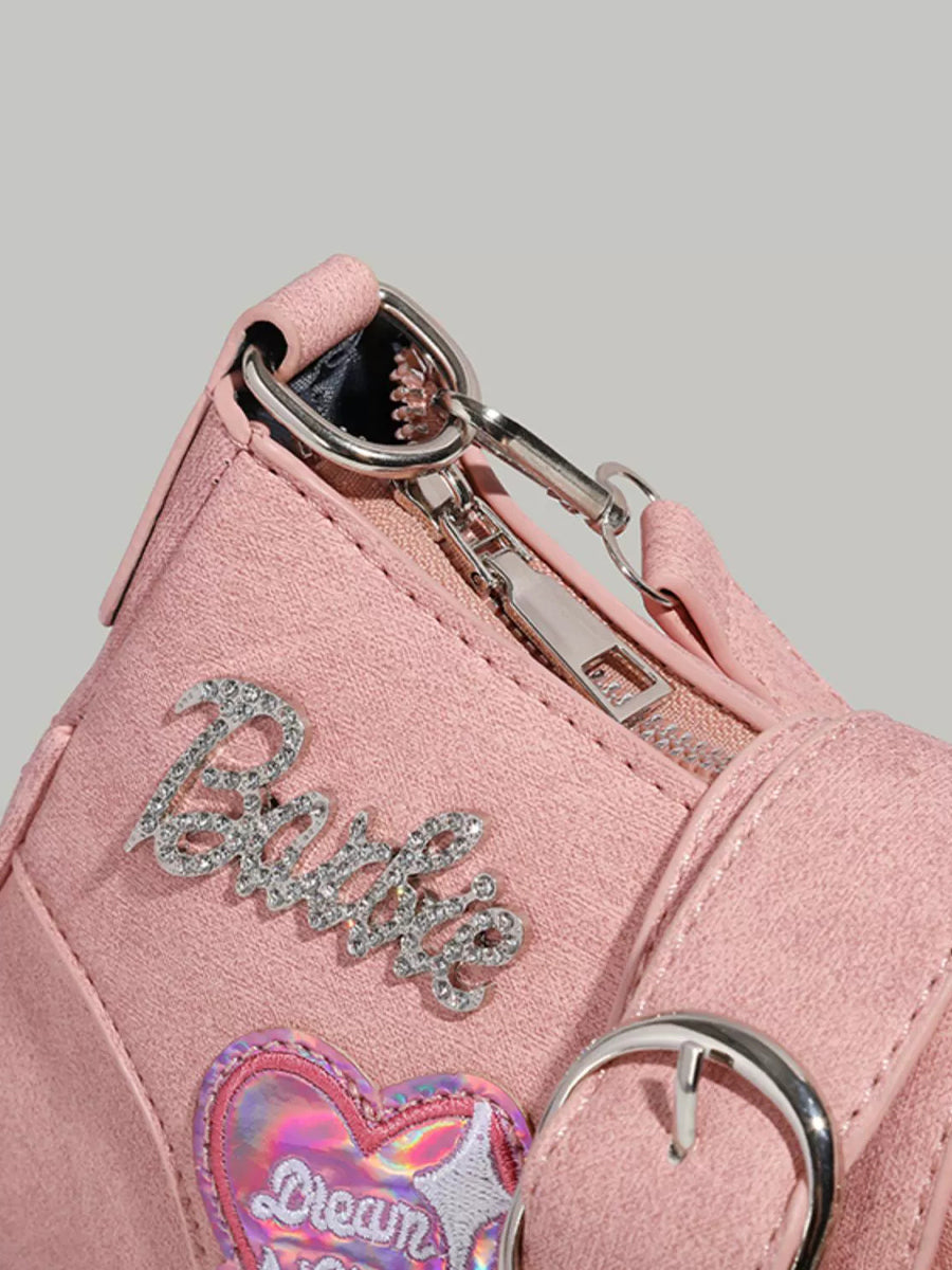 Barbie Pink Butterfly Chain Bag