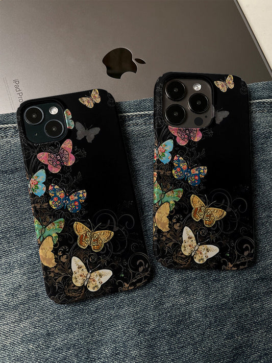 Retro Colorful Butterfly Phone Case