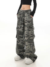 Camouflage Loose Cargo Casual Pants