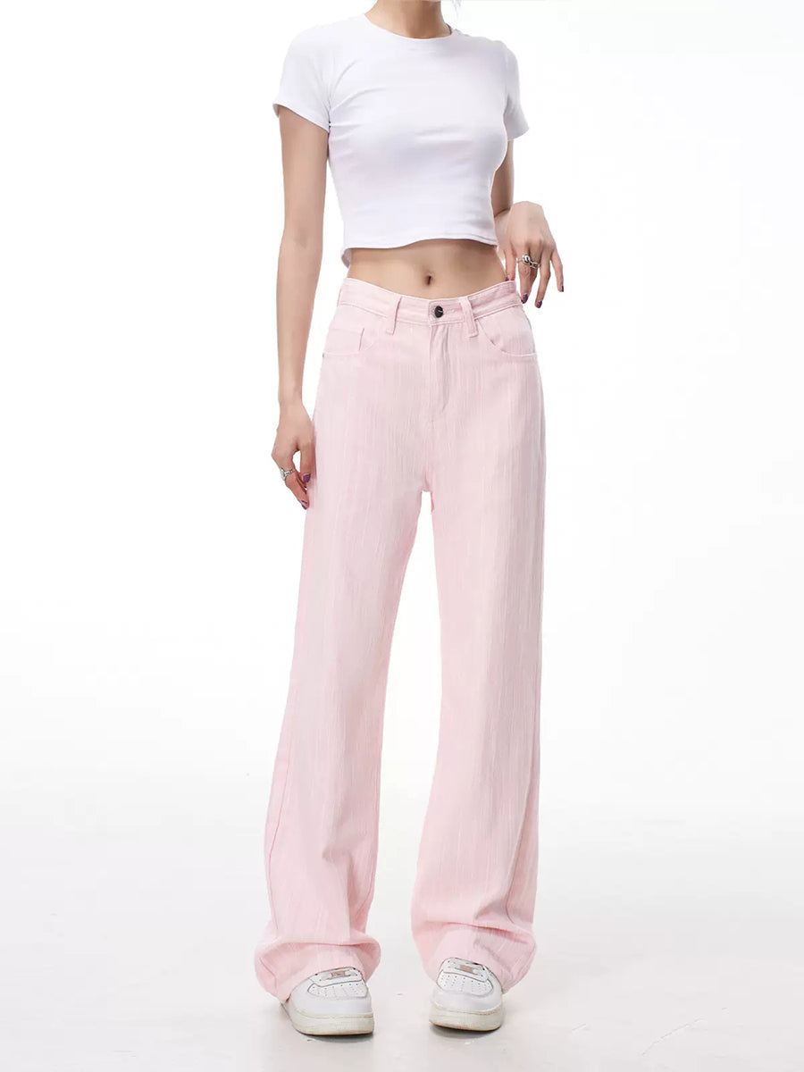 Casual Solid Color Soft Loose Pants