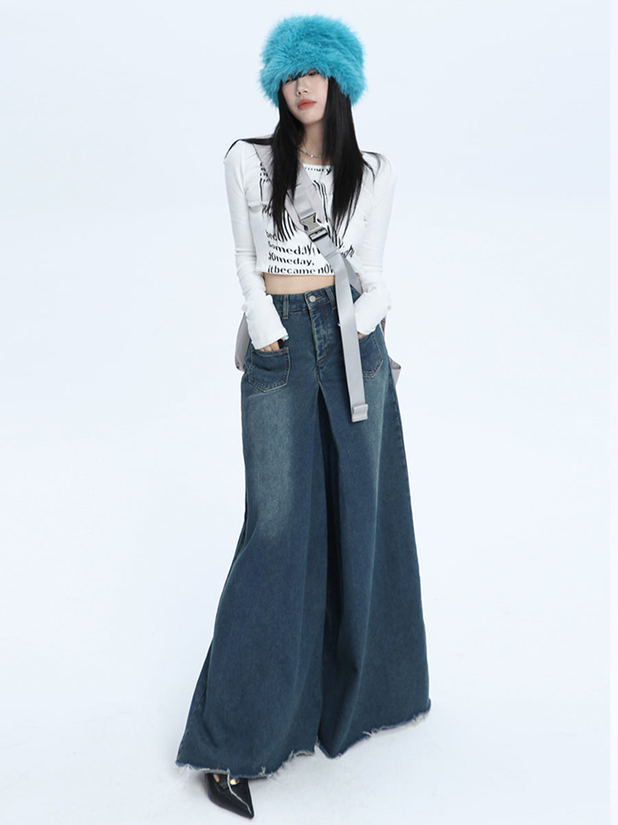 Vintage Dark Loose Jeans