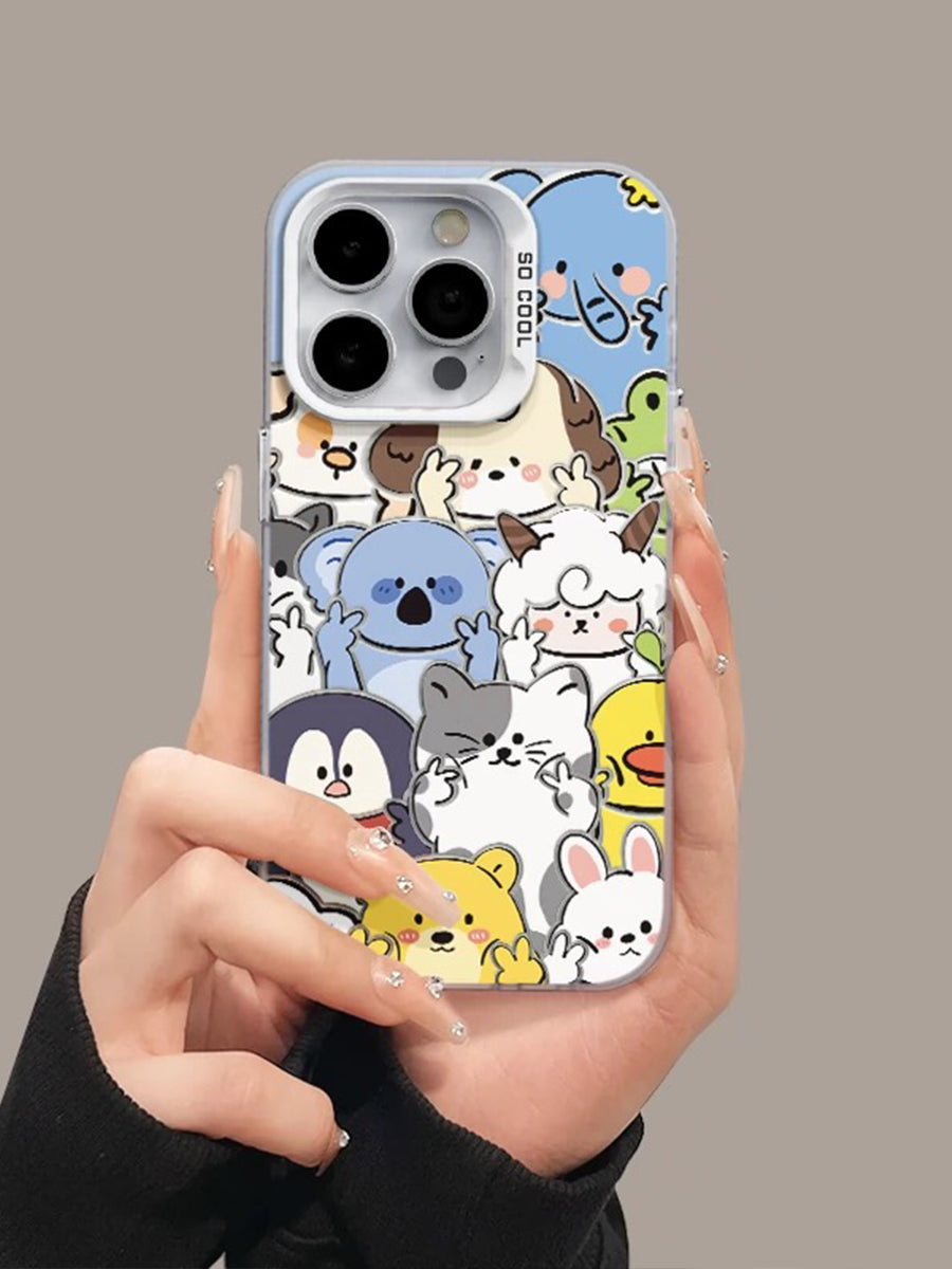 Cute Cartoon Animal Say Yes Cell Phone Case