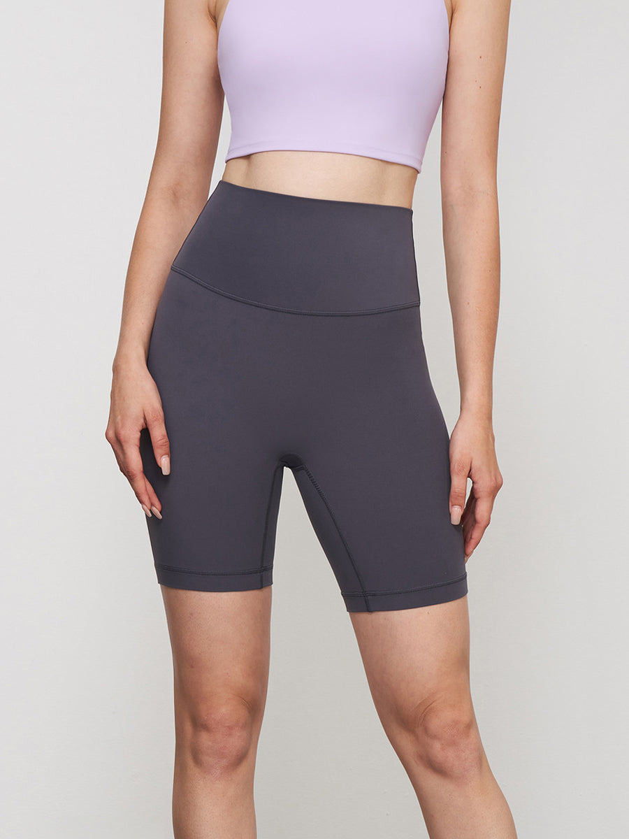 Multicolor Running Shorts for Womens Causal Tummy Control Workout Shorts High Waisted Yoga Capris Shorts