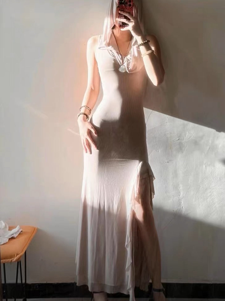 Vintage Sexy Bodycon Long Dress