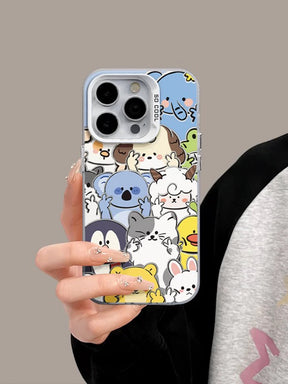 Cute Cartoon Animal Say Yes Cell Phone Case