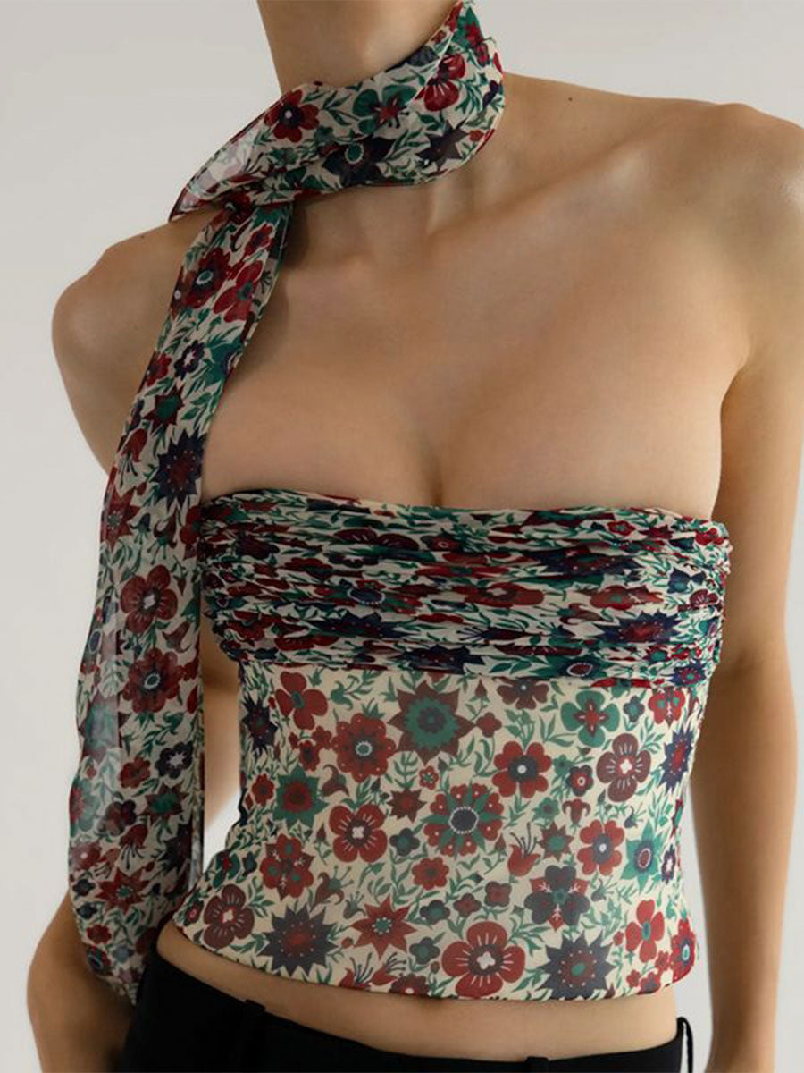 Bralette Top with Flutter Belt