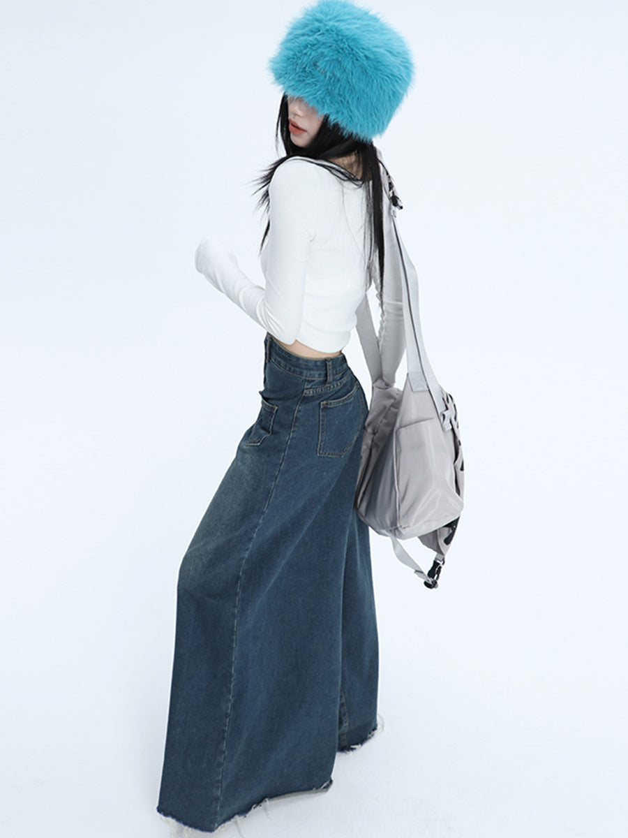 Vintage Dark Loose Jeans