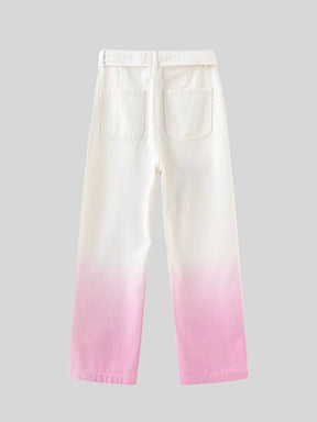 SUGA Pink and White Denim Jeans