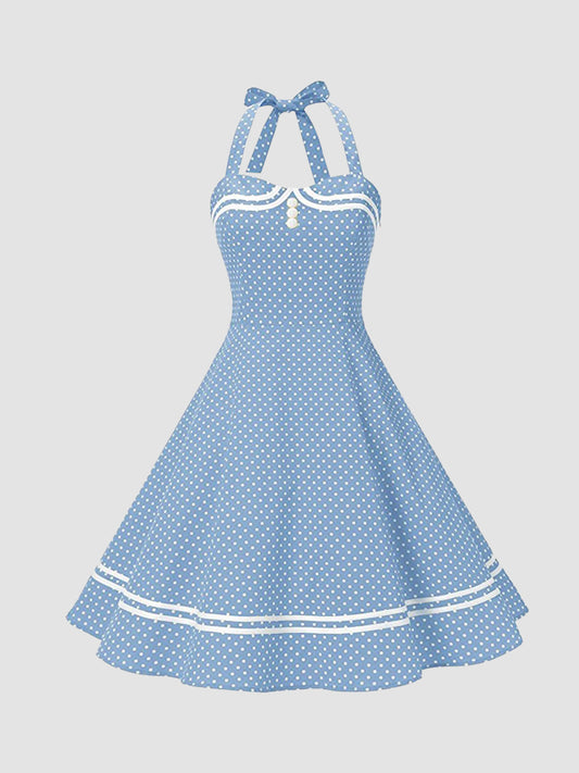Princess Polka Dot Colorful Dress