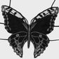 Lace Butterfly Halter&Black Brassiere