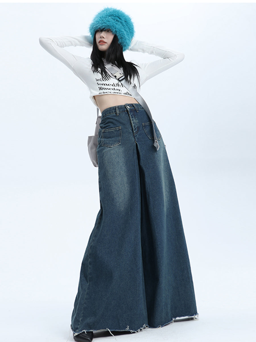 Vintage Dark Loose Jeans