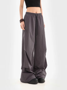 Unisex Quick Dry Loose Casual Drawstring Pants