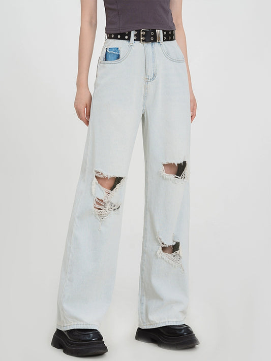 Light Blue Ripped Jeans