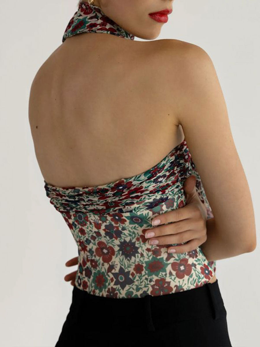 Bralette Top with Flutter Belt