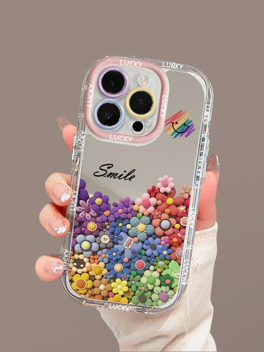 Colorful Mirror Clay Soft Case Phone Case