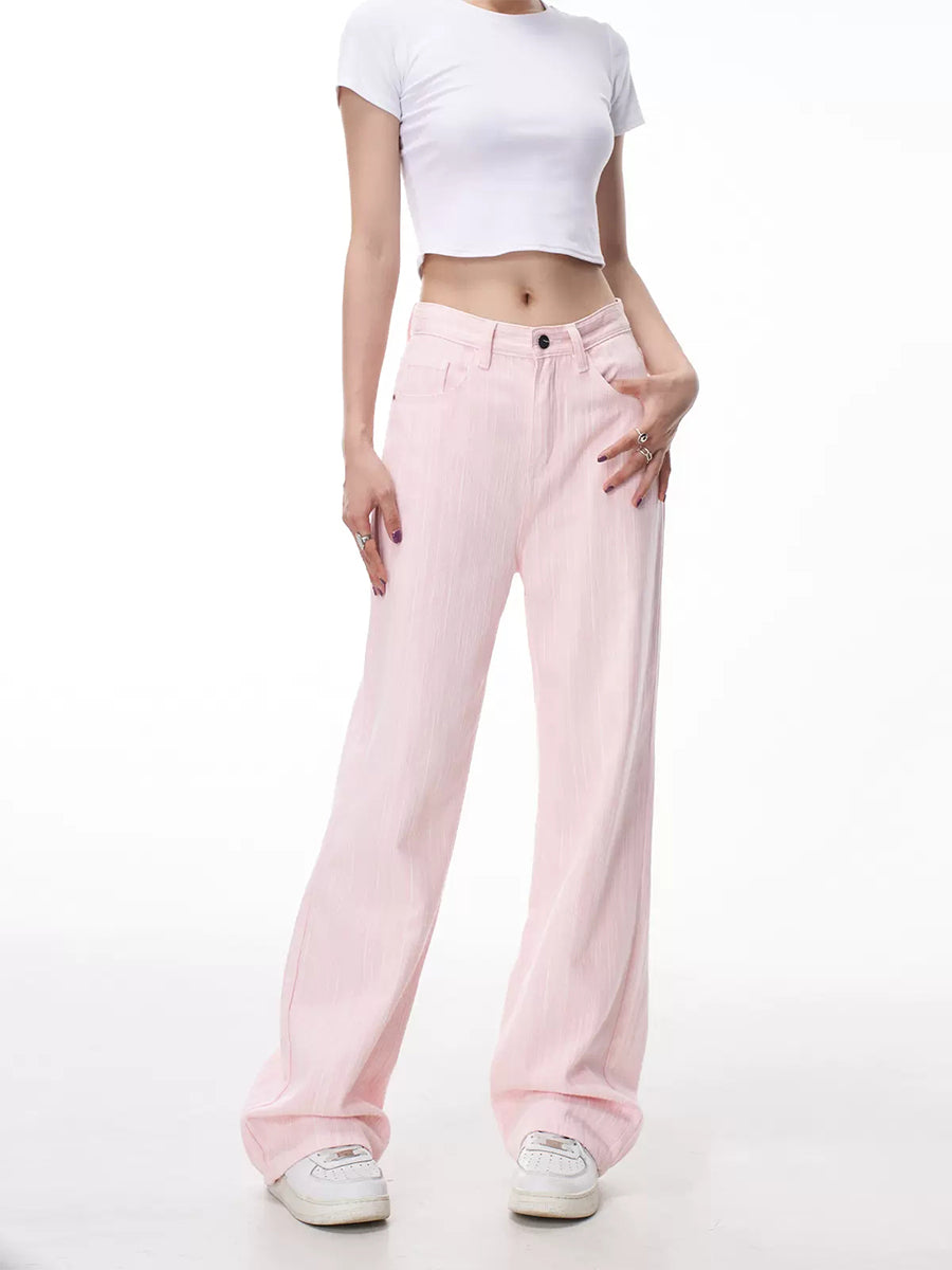 Casual Solid Color Soft Loose Pants