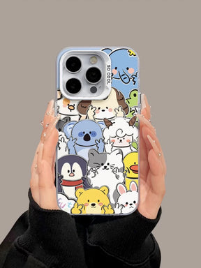 Cute Cartoon Animal Say Yes Cell Phone Case