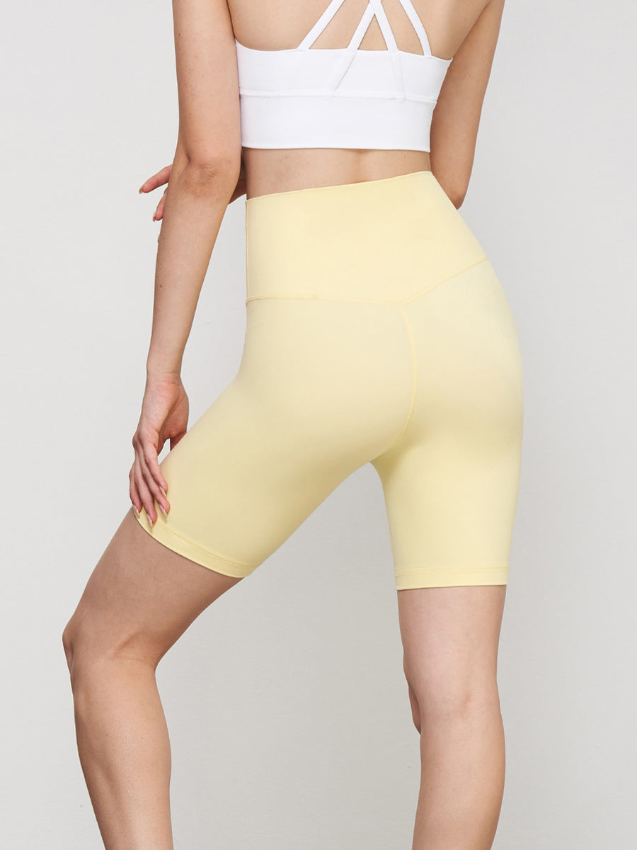 Multicolor Running Shorts for Womens Causal Tummy Control Workout Shorts High Waisted Yoga Capris Shorts