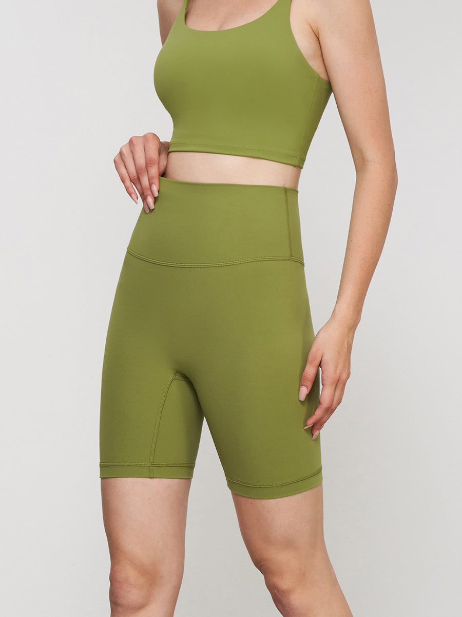 Multicolor Running Shorts for Womens Causal Tummy Control Workout Shorts High Waisted Yoga Capris Shorts