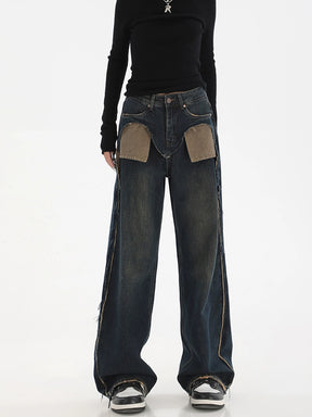 Vintage Straight Leg Jeans Cargo Pants