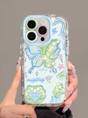 Skeleton Butterfly Mirror Phone Case