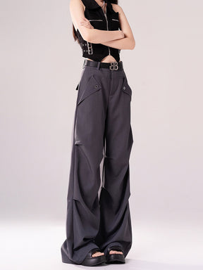 Casual Long Loose Cargo Suit Pants