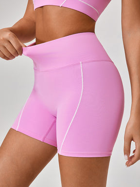 Solid Color Running Cami Set for Women Causal Tummy Control Workout Shorts