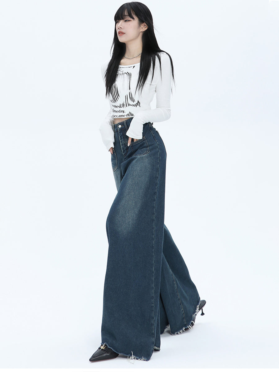 Vintage Dark Loose Jeans