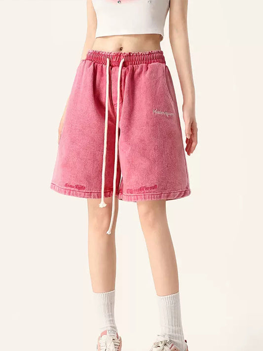 Solid Color Casual Shorts