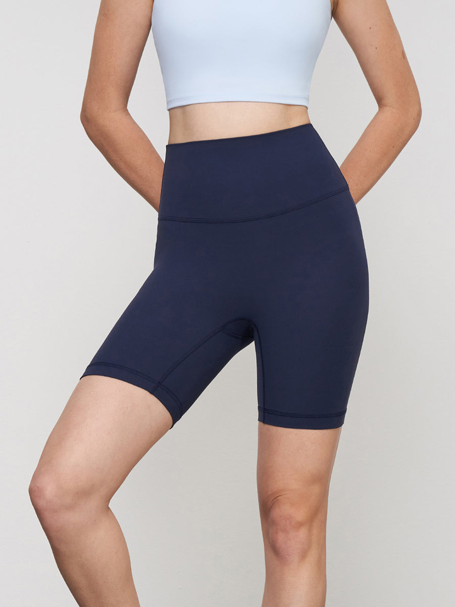 Multicolor Running Shorts for Womens Causal Tummy Control Workout Shorts High Waisted Yoga Capris Shorts