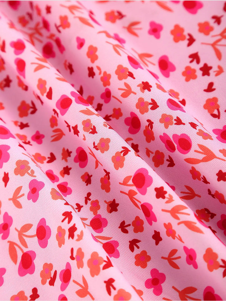 Pink Floral Cami Dress