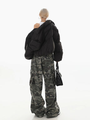 Camouflage Loose Cargo Casual Pants