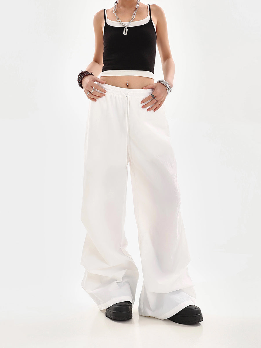 Unisex Quick Dry Loose Casual Drawstring Pants