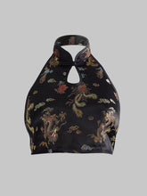 Women Chinese Cheongsam Shirt Crop Top