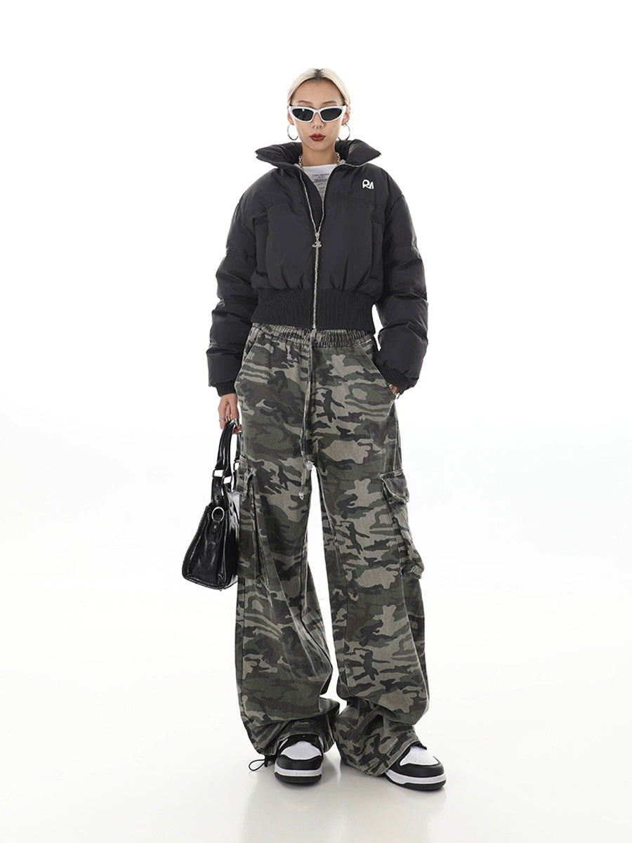 Camouflage Loose Cargo Casual Pants