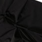 Black Slim Irregular Hem Midi Skirt