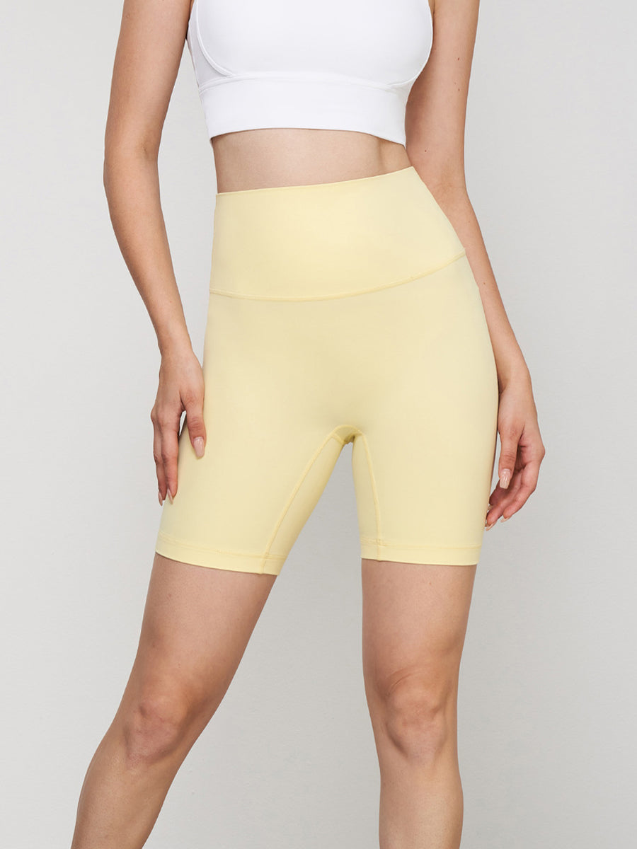 Multicolor Running Shorts for Womens Causal Tummy Control Workout Shorts High Waisted Yoga Capris Shorts