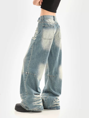 Loose High Waist Straight Leg Denim Jeans