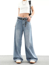 Classic Loose Fit High Waisted Denim Jeans