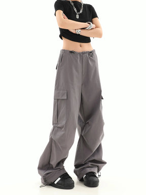 Loose Casual Drawstring Cargo Sweatpants