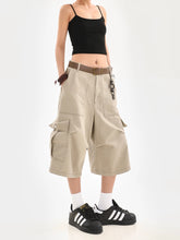 Vintage Loose Shorts Cargo Casual Pants