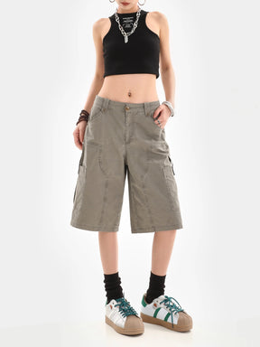 Casual High Waisted Loose Short Casual Pants