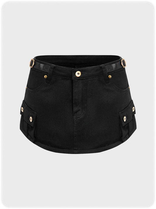 Street Black Bottom Skirt