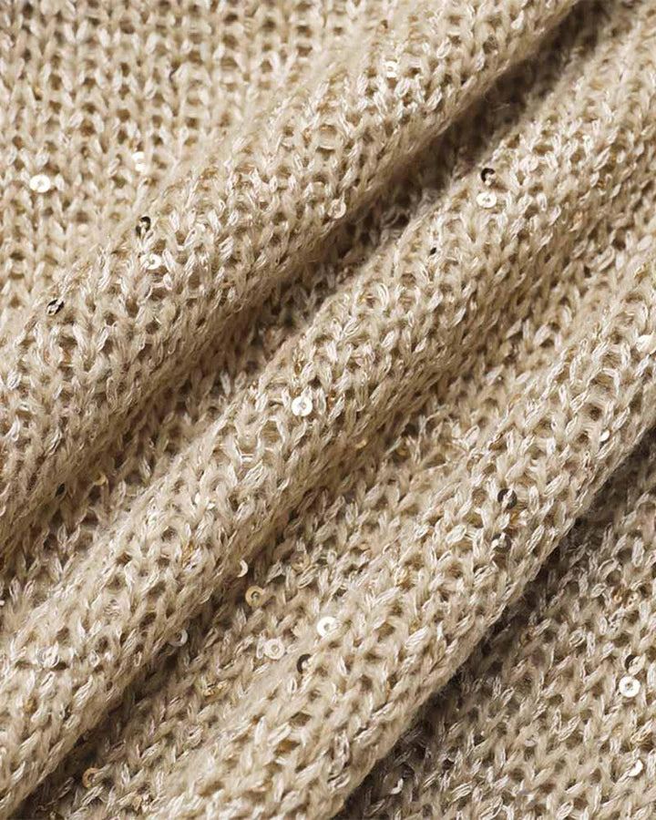 Dazzling Crochet Short Skirt Coord Set