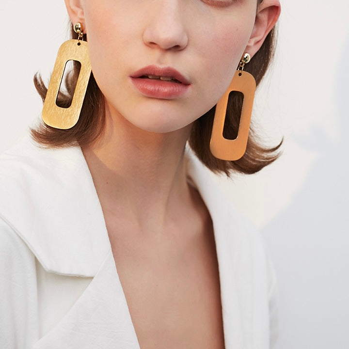 Rectangular Fashion Earrings